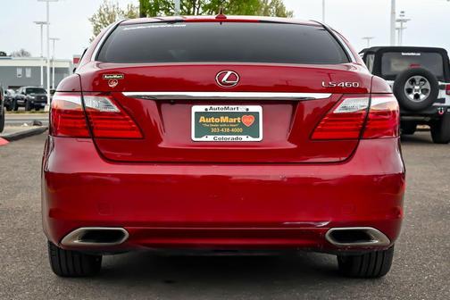 Red 2011 Lexus LS 460 Base