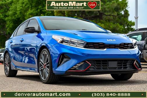 Blue 2024 Kia Forte GT