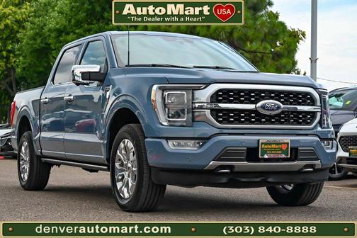 Azure Gray Metallic 2023 Ford F-150 Platinum