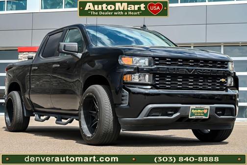 Black 2021 Chevrolet Silverado 1500 Custom