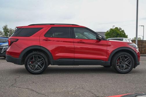 Red Metallic 2025 Ford Explorer ST-Line