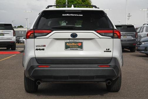 Super White 2020 Toyota RAV4 Hybrid LE
