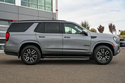 Silver 2023 GMC Yukon AT4