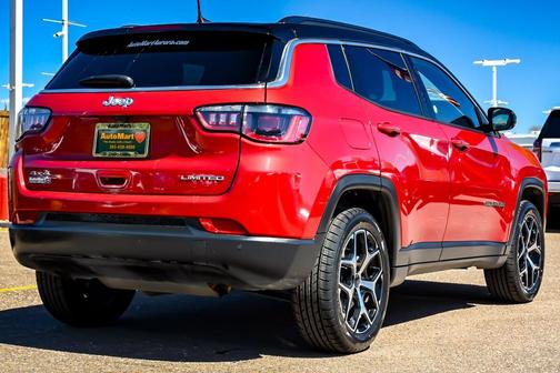 Red 2025 Jeep Compass Limited