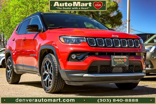 Red 2025 Jeep Compass Limited