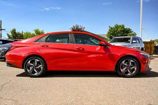 Calypso Red 2023 Hyundai ELANTRA Limited