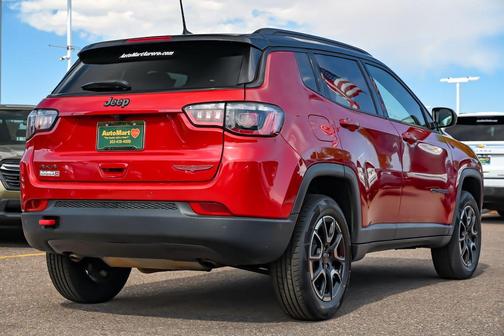 Red 2025 Jeep Compass Trailhawk