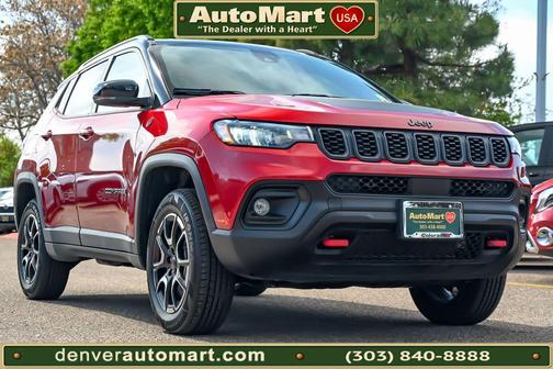 Red 2025 Jeep Compass Trailhawk