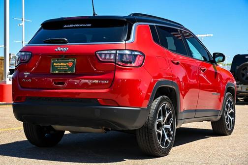 Red 2025 Jeep Compass Limited