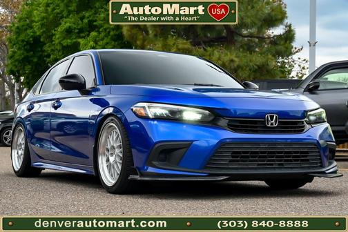 Blue 2024 Honda Civic Sport