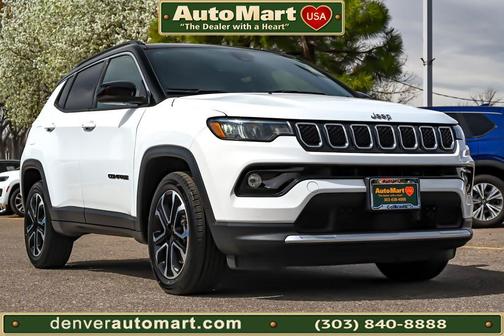Bright White Clearcoat 2024 Jeep Compass Limited