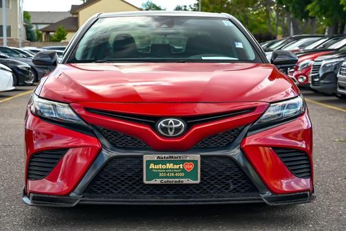 Midnight Black Metallic 2020 Toyota Camry TRD V6