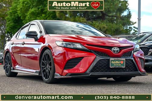 Midnight Black Metallic 2020 Toyota Camry TRD V6