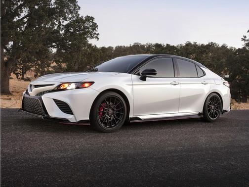 Midnight Black Metallic 2020 Toyota Camry TRD V6