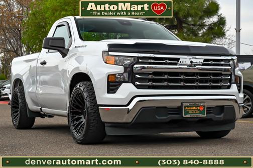 Summit White 2023 Chevrolet Silverado 1500 WT