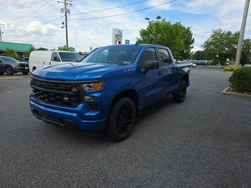 Glacier Blue Metallic 2022 Chevrolet Silverado 1500 Custom
