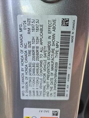 2024 Honda CR-V EX-L AWD