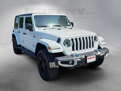 Bright White Clearcoat 2023 Jeep Wrangler 4xe Sahara