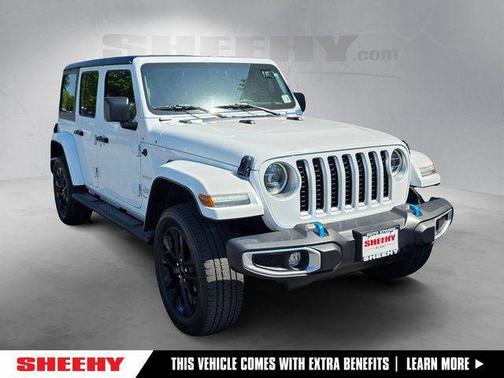 Bright White Clearcoat 2023 Jeep Wrangler 4xe Sahara
