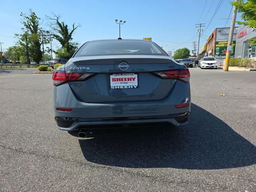 Atlantic Gray Metallic/Super Black 2025 Nissan Sentra SR