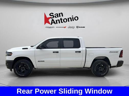 Bright White Clearcoat 2026 RAM 1500 Warlock Crew Cab 4x4 5'7' Box