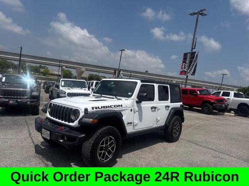 Bright White Clearcoat 2024 Jeep Wrangler Rubicon