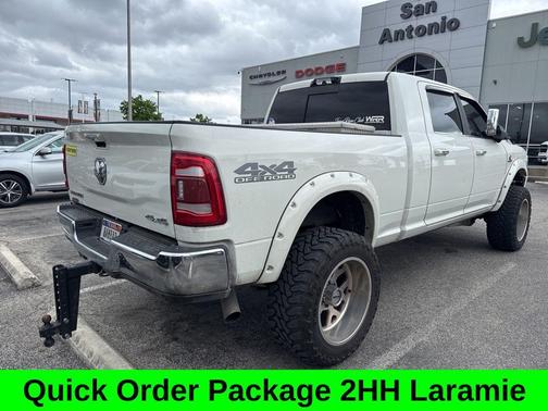 Pearl White 2021 RAM 2500 Laramie Mega Cab 4x4 6'4' Box