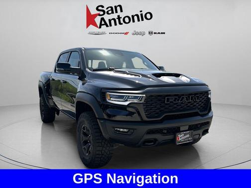 Diamond Black Crystal Pearlcoat 2026 RAM 1500 RHO Crew Cab 4x4 5'7' Box