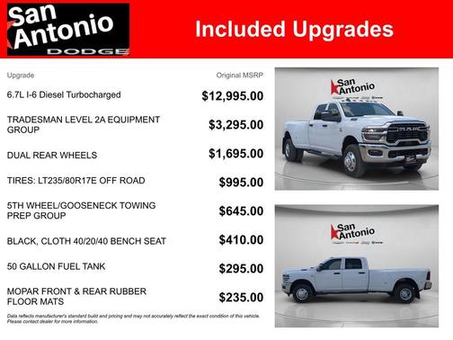 2026 RAM 3500 Tradesman Crew Cab 4x4 8' Box