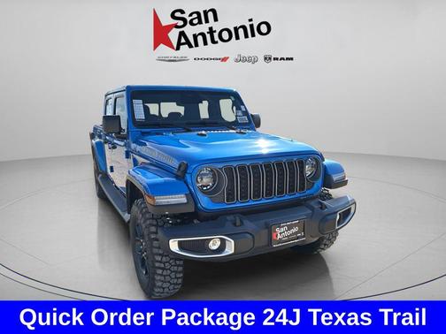 Hydro Blue Pearlcoat 2026 Jeep Gladiator Texas Trail 4x4