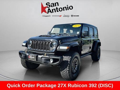 Black Clearcoat 2024 Jeep Wrangler Rubicon 392
