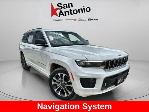 Bright White Clearcoat 2025 Jeep Grand Cherokee L Overland