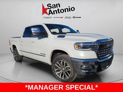 Ivory White Tri-Coat Pearlcoat 2025 RAM 1500 Limited
