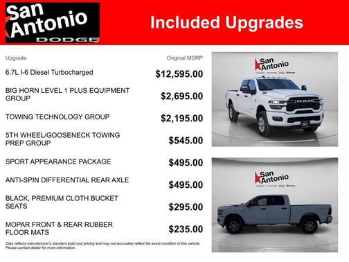 2025 RAM 2500 Lone Star Crew Cab 4x4 6'4' Box