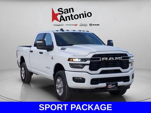 Bright White Clearcoat 2025 RAM 2500 Lone Star Crew Cab 4x4 6'4' Box