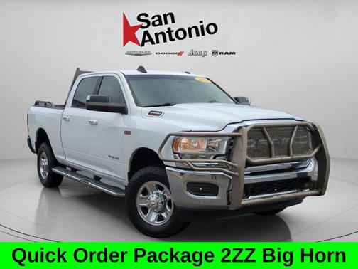 Bright White Clearcoat 2019 RAM 2500 Big Horn Crew Cab 4x4 6'4' Box