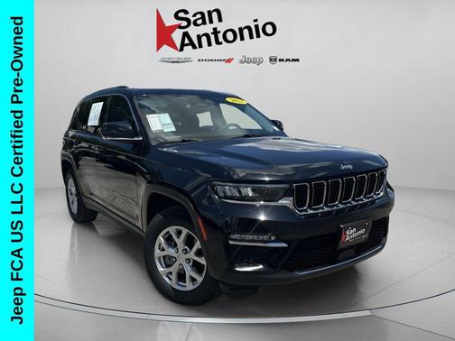 Diamond Black Crystal Pearlcoat 2023 Jeep Grand Cherokee Limited