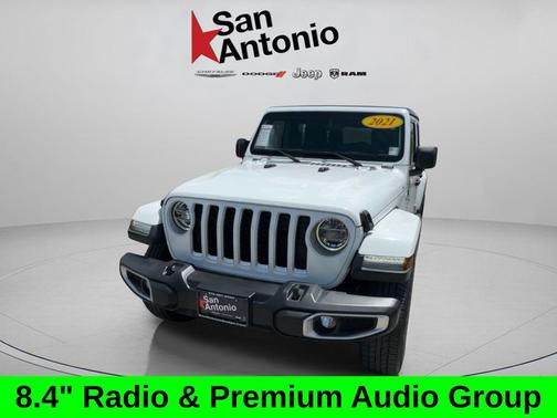 Bright White Clearcoat 2021 Jeep Gladiator Overland