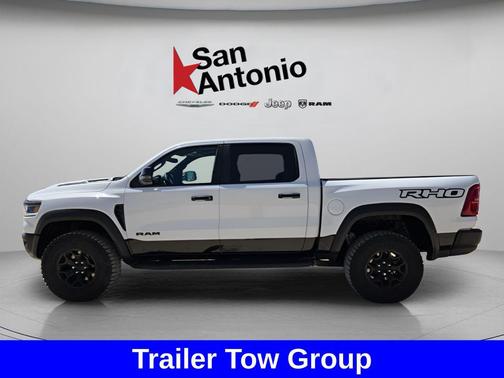 Bright White Clearcoat 2026 RAM 1500 RHO Crew Cab 4x4 5'7' Box