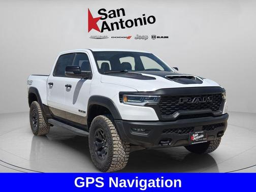 Bright White Clearcoat 2026 RAM 1500 RHO Crew Cab 4x4 5'7' Box