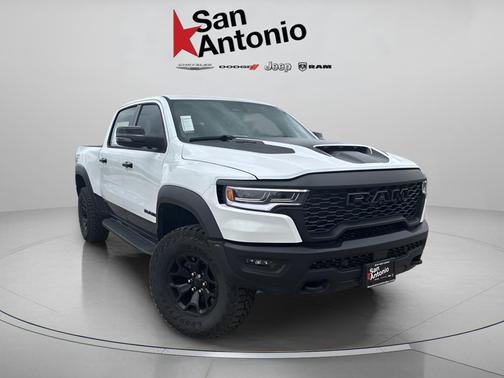 Bright White Clearcoat 2026 RAM 1500 RHO Crew Cab 4x4 5'7' Box