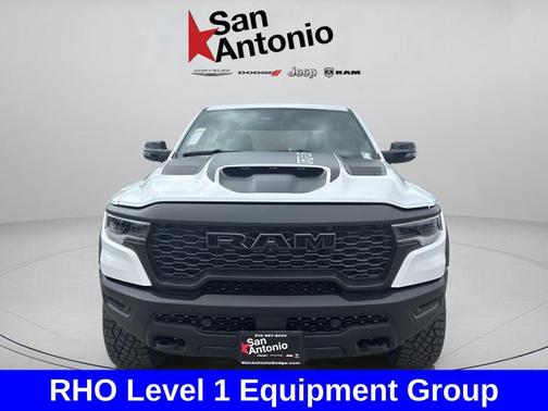 Bright White Clearcoat 2026 RAM 1500 RHO Crew Cab 4x4 5'7' Box