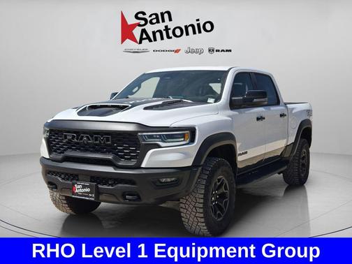 Bright White Clearcoat 2026 RAM 1500 RHO Crew Cab 4x4 5'7' Box