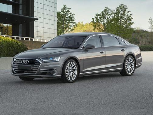Glacier White 2019 Audi A8 55