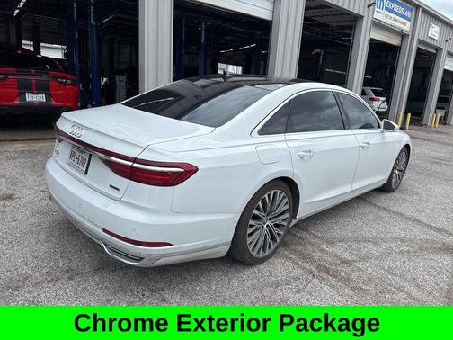 Glacier White 2019 Audi A8 55