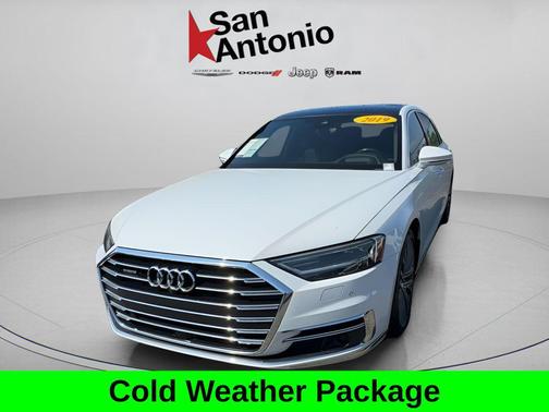 Glacier White 2019 Audi A8 55