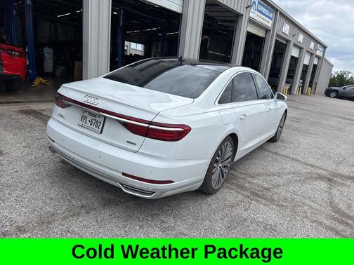 Glacier White 2019 Audi A8 55
