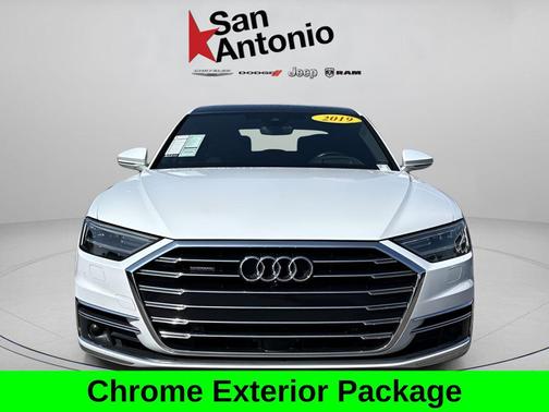 Glacier White 2019 Audi A8 55