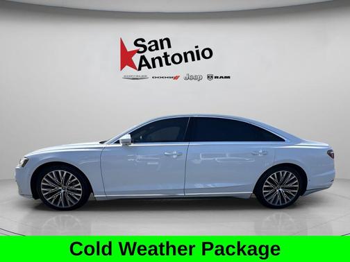 Glacier White 2019 Audi A8 55