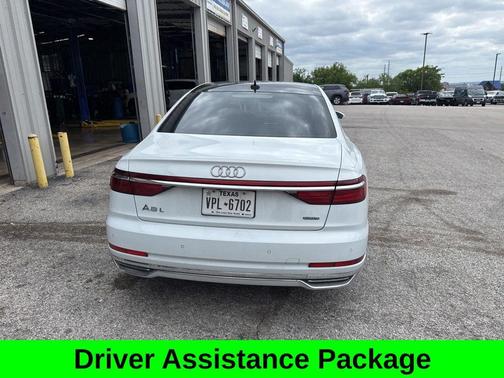 Glacier White 2019 Audi A8 55